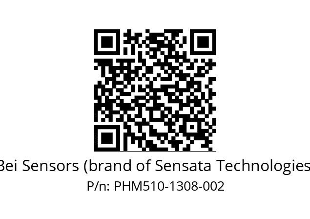  PHM5_10//PSSG//13B08D5//S6R// Bei Sensors (brand of Sensata Technologies) PHM510-1308-002