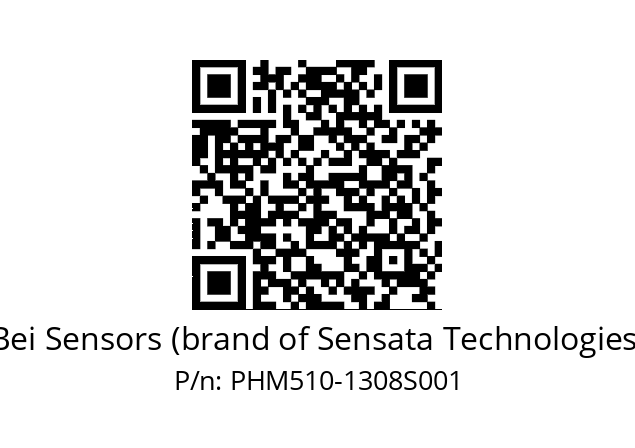  PHM5S10//PSSG//13B0800//P6R//----CV Bei Sensors (brand of Sensata Technologies) PHM510-1308S001