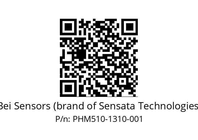  PHM5_10//PSSG//13B10D5//S6R// Bei Sensors (brand of Sensata Technologies) PHM510-1310-001