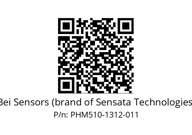  PHM5_10//PSSG//13B12D5//S5R050// Bei Sensors (brand of Sensata Technologies) PHM510-1312-011