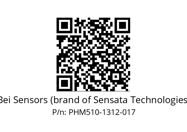  PHM5_10//5S6G//13B12//S3A010// Bei Sensors (brand of Sensata Technologies) PHM510-1312-017