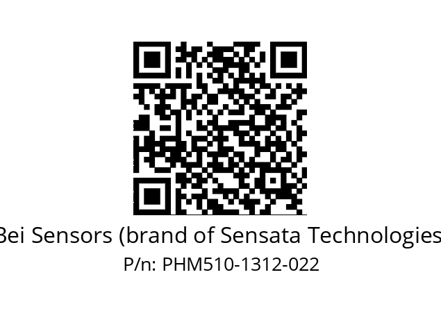  PHM5_10//PSSB//13B12D5//S5R020// Bei Sensors (brand of Sensata Technologies) PHM510-1312-022