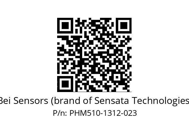  PHM5_10//PSSG//13B12D5//S5R150// Bei Sensors (brand of Sensata Technologies) PHM510-1312-023