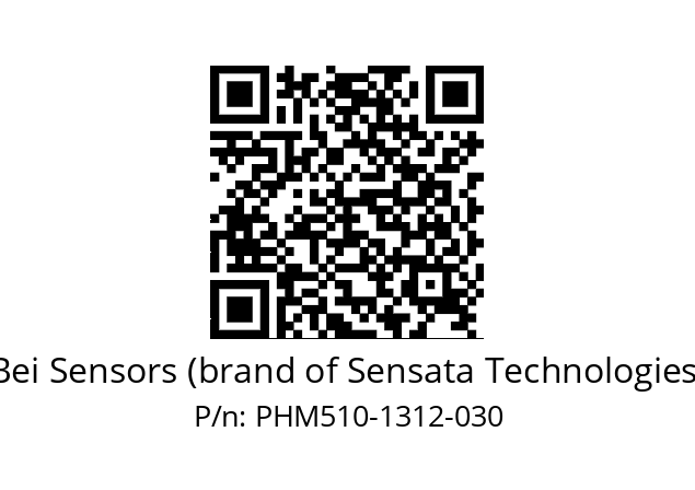  PHM5_10//PSIG//13B12D5//S6R// Bei Sensors (brand of Sensata Technologies) PHM510-1312-030