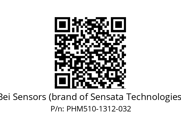  PHM5_10//PSSG//13B12D5//SCR// Bei Sensors (brand of Sensata Technologies) PHM510-1312-032