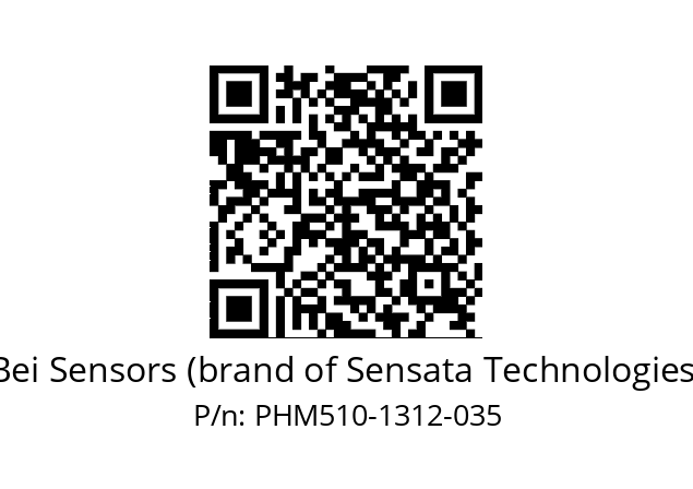  PHM5_10//PS5B//13B12//S3A010// Bei Sensors (brand of Sensata Technologies) PHM510-1312-035