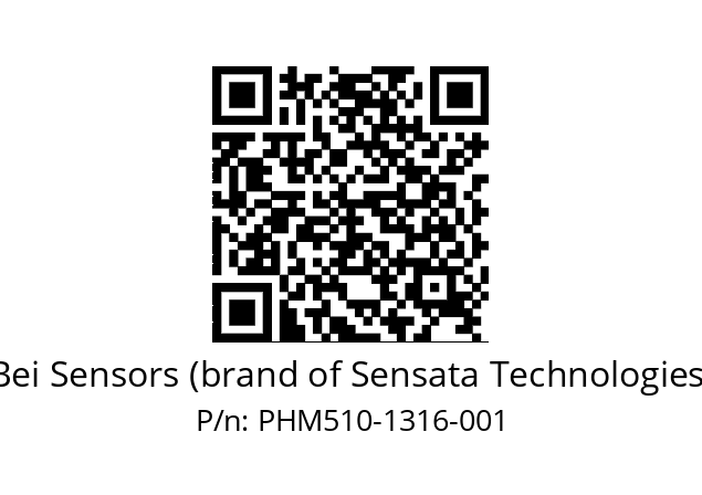  PHM5_10//PBBB//13B16//BCR// Bei Sensors (brand of Sensata Technologies) PHM510-1316-001