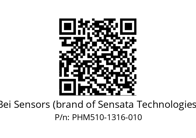  PHM5_10//PBBB//13B16//B7R// Bei Sensors (brand of Sensata Technologies) PHM510-1316-010