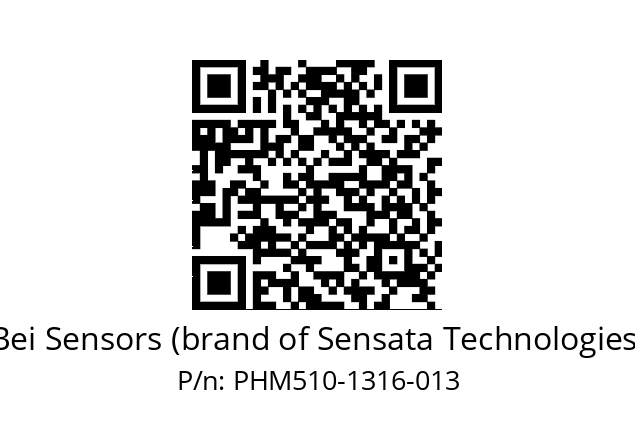  PHM5_10//PBBB//13B16//B2A020// Bei Sensors (brand of Sensata Technologies) PHM510-1316-013