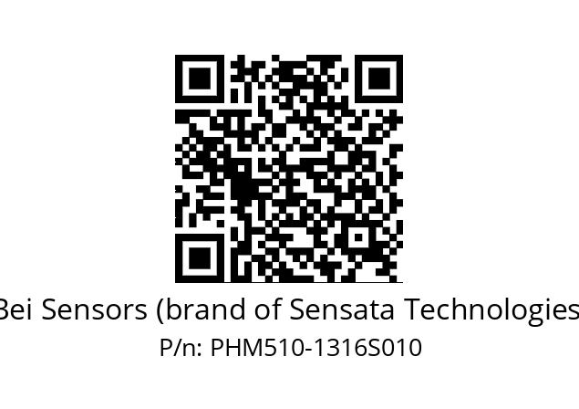  PHM5S10/1B/PBBB/00/13B16//B7R//----DV Bei Sensors (brand of Sensata Technologies) PHM510-1316S010