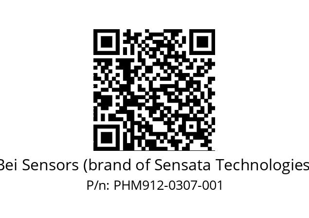  PHM9_12//592G//03B07//S9Z020// Bei Sensors (brand of Sensata Technologies) PHM912-0307-001