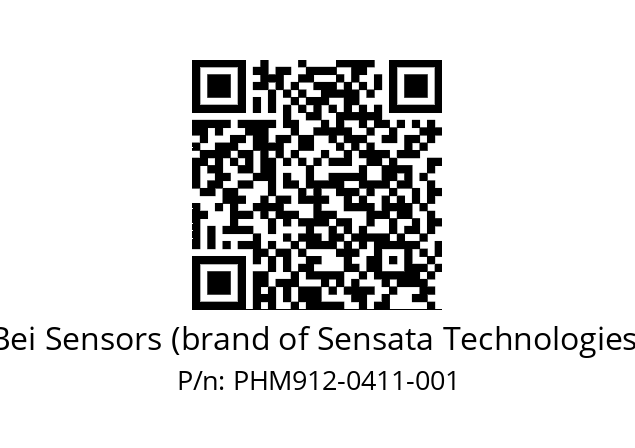  PHM9_12//592B//04B11//S9Z020// Bei Sensors (brand of Sensata Technologies) PHM912-0411-001