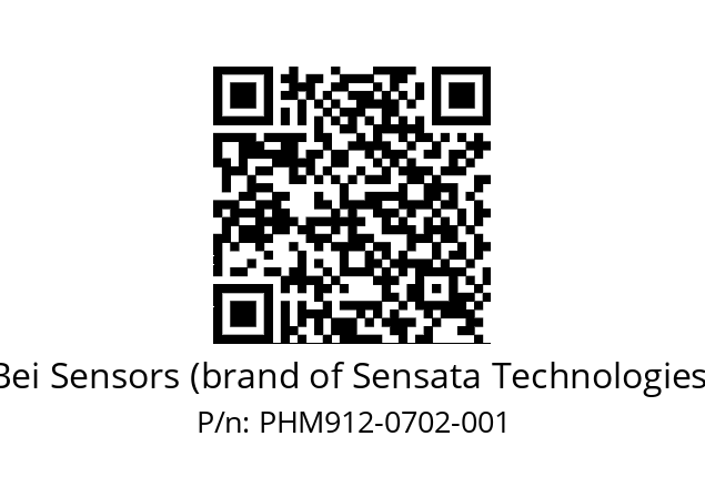  PHM9_12//5S0G//07B02//S3R020// Bei Sensors (brand of Sensata Technologies) PHM912-0702-001