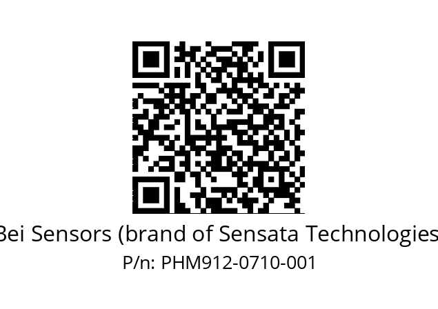  PHM9_12//592G//07B10//S9Z020// Bei Sensors (brand of Sensata Technologies) PHM912-0710-001