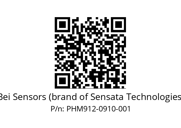  PHM9_12//592G//09B10//S9Z020// Bei Sensors (brand of Sensata Technologies) PHM912-0910-001