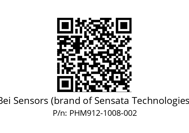  PHM9_12//PSSG//10B08D4//S6R// Bei Sensors (brand of Sensata Technologies) PHM912-1008-002