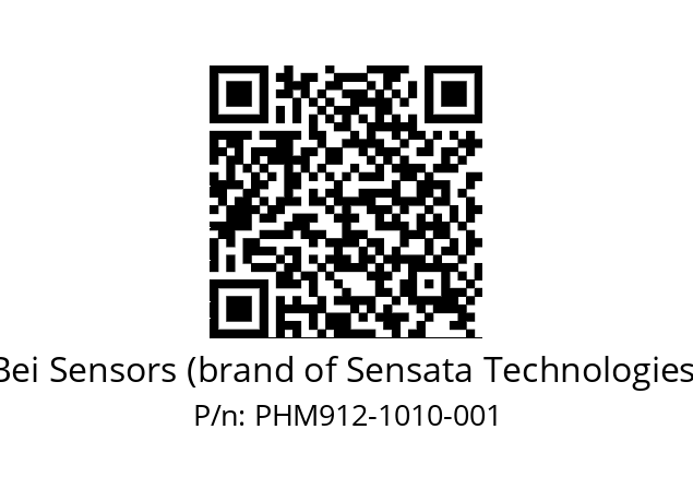  PHM9_12//PSSG//10B10D5//S6R// Bei Sensors (brand of Sensata Technologies) PHM912-1010-001