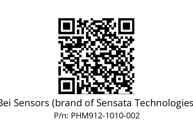  PHM9_12//592G//10B10//S9Z020// Bei Sensors (brand of Sensata Technologies) PHM912-1010-002