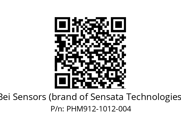  PHM9_12//PSSG//10B12D5//S6Z// Bei Sensors (brand of Sensata Technologies) PHM912-1012-004