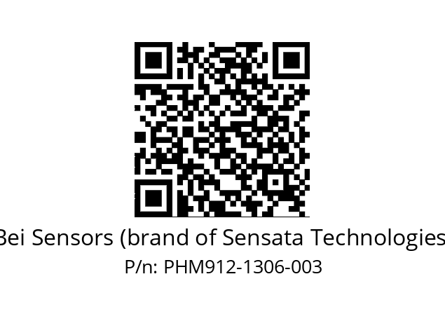  PHM9_12//5S0B//13B06//S3R050// Bei Sensors (brand of Sensata Technologies) PHM912-1306-003