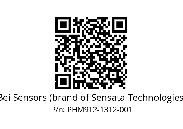  PHM9_12//PSSG//13B12D5//T6R// Bei Sensors (brand of Sensata Technologies) PHM912-1312-001