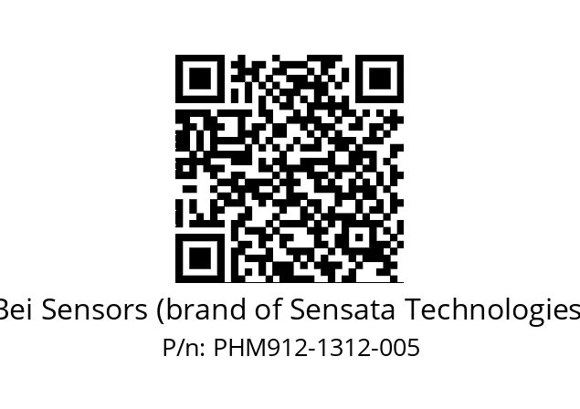  PHM9_12//PSSG//13B12D5//S5R050// Bei Sensors (brand of Sensata Technologies) PHM912-1312-005