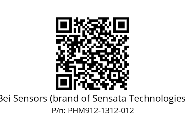  PHM9_12//PSPB//13B12D5//S5R050// Bei Sensors (brand of Sensata Technologies) PHM912-1312-012