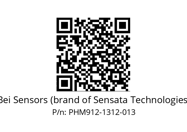  PHM9_12//PSSG//13B12D5//S8R// Bei Sensors (brand of Sensata Technologies) PHM912-1312-013