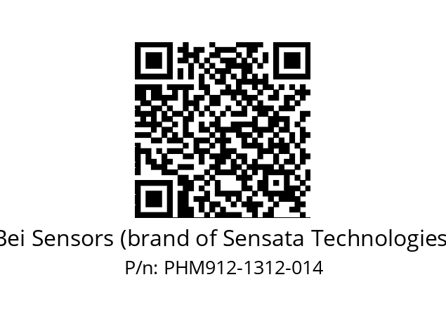  PHM9_12//PSSB//13B12D5//S6R// Bei Sensors (brand of Sensata Technologies) PHM912-1312-014