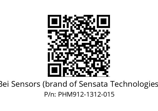  PHM9_12//PSSG//13B12D5//S5R020//--07-- Bei Sensors (brand of Sensata Technologies) PHM912-1312-015