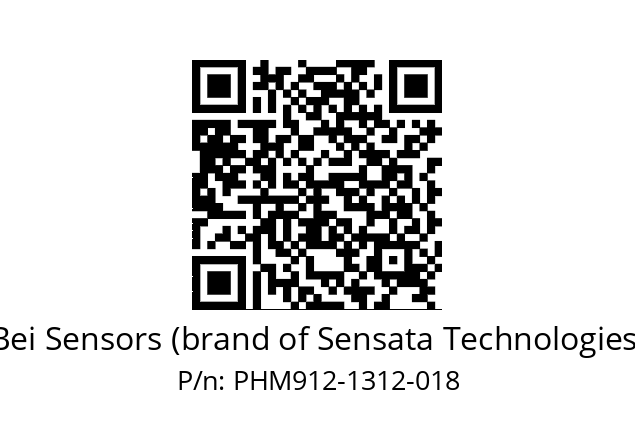  PHM9_12//PSSB//13B12D5//S6A// Bei Sensors (brand of Sensata Technologies) PHM912-1312-018