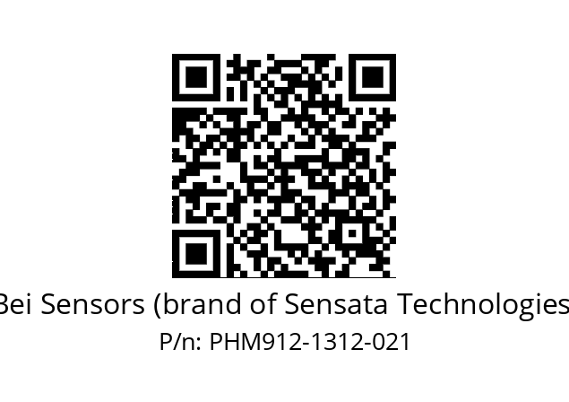  PHM9_12//PPXG//13B12D5//P6R//--07-- Bei Sensors (brand of Sensata Technologies) PHM912-1312-021