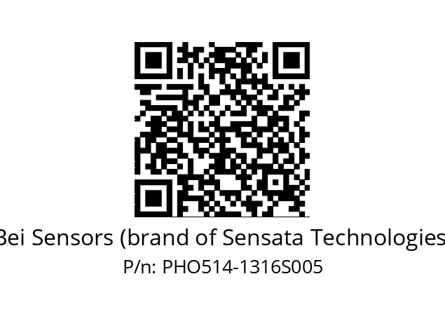  PHO5S14//PBBB//13B16//BCR//----AJ Bei Sensors (brand of Sensata Technologies) PHO514-1316S005