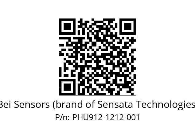  PHU9_12//PSSG//12B12D4//S5R020//U0---- Bei Sensors (brand of Sensata Technologies) PHU912-1212-001