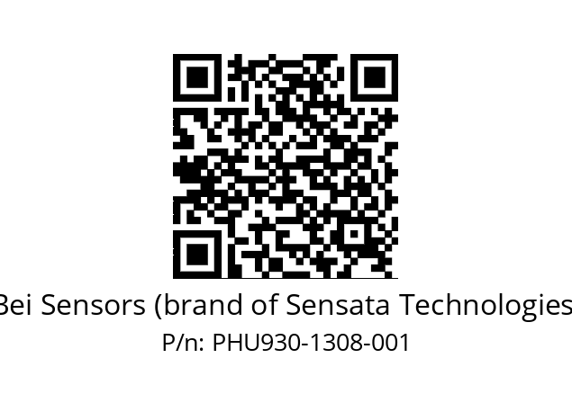  PHU9_30//PSSB//13B08D5//S5R020//--DA-- Bei Sensors (brand of Sensata Technologies) PHU930-1308-001