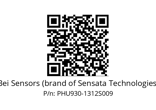  PHU9S30/E3/PSSG//13B12D5//S6R//--DA-- Bei Sensors (brand of Sensata Technologies) PHU930-1312S009