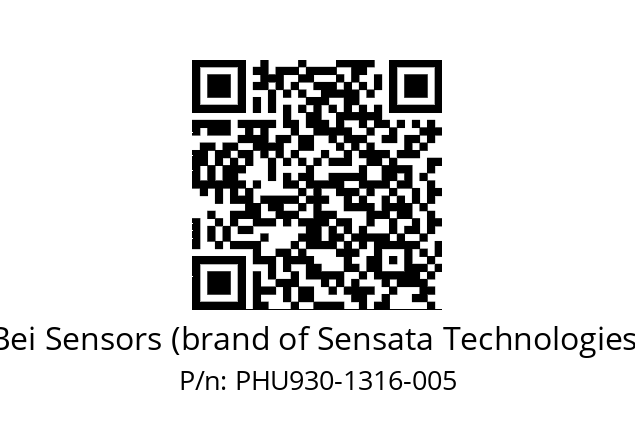  PHU9_30//PBGB//13B16//BTR//--D4-- Bei Sensors (brand of Sensata Technologies) PHU930-1316-005