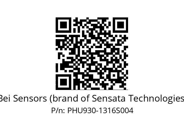  PHU9S30//PBBB/0B/13B16//BCR// Bei Sensors (brand of Sensata Technologies) PHU930-1316S004