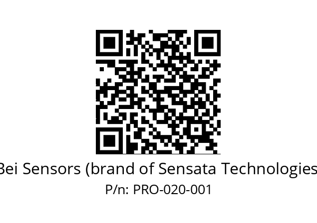  9416/076-8230/020-G6-020-9416/010A-G6 Bei Sensors (brand of Sensata Technologies) PRO-020-001