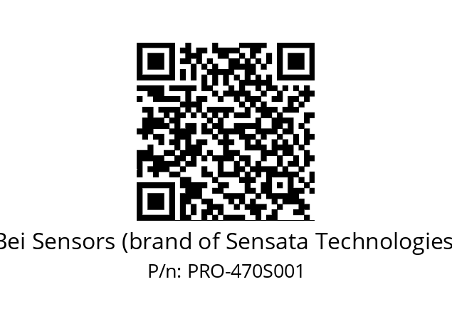  9416/055-8230/165-00-470-8212/050 Bei Sensors (brand of Sensata Technologies) PRO-470S001