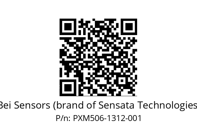  PXM5_06//PSSG//13B12D5//S5R050// Bei Sensors (brand of Sensata Technologies) PXM506-1312-001