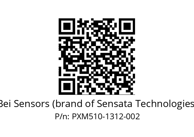  PXM5_10//PSSG//13B12D5//S5R150// Bei Sensors (brand of Sensata Technologies) PXM510-1312-002