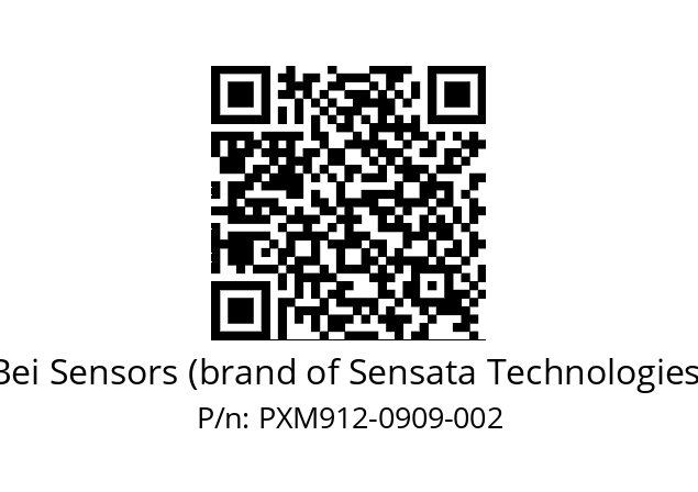  PXM9_12//5S6B//09B09//S3R020// Bei Sensors (brand of Sensata Technologies) PXM912-0909-002