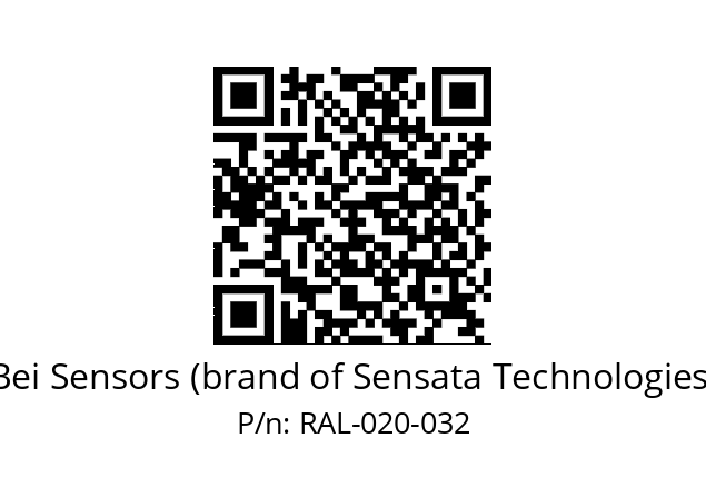  9416/076-8230/050-P6-020 Bei Sensors (brand of Sensata Technologies) RAL-020-032