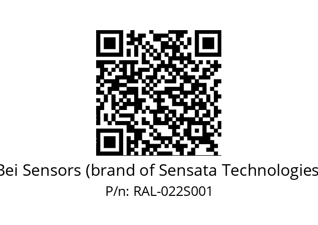  9416/076-8230/020-00-022 Bei Sensors (brand of Sensata Technologies) RAL-022S001