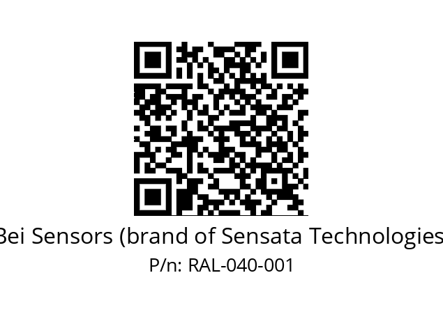  9412/F-8230/020-G1-040 Bei Sensors (brand of Sensata Technologies) RAL-040-001