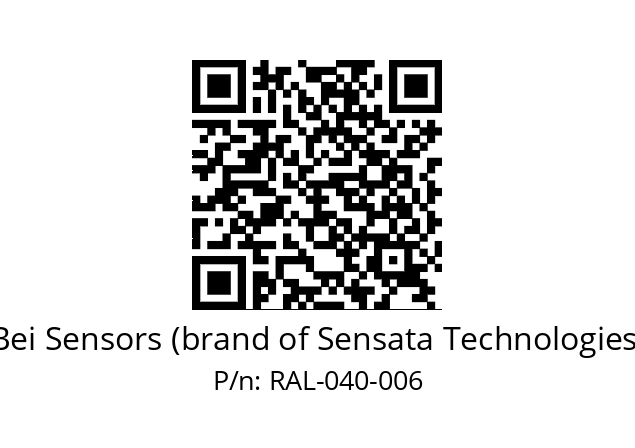  9416/063-8230/119-C1-040 Bei Sensors (brand of Sensata Technologies) RAL-040-006