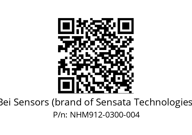  NHM9_12//5V2//C30//V3R020// Bei Sensors (brand of Sensata Technologies) NHM912-0300-004