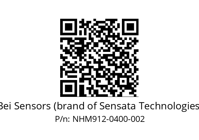  NHM9_12//5VM//C40//V3R040// Bei Sensors (brand of Sensata Technologies) NHM912-0400-002