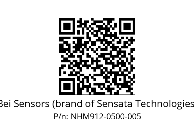  NHM9_12//5NC9//00500C37//N6R// Bei Sensors (brand of Sensata Technologies) NHM912-0500-005